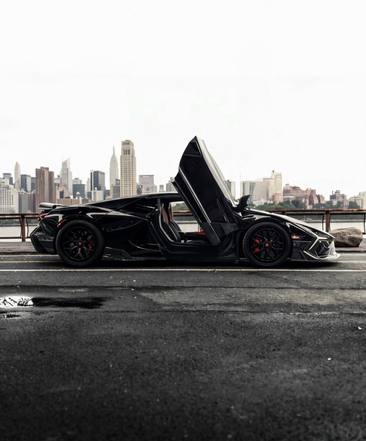 Lamborghini Revuelto - MSY Style Prepreg Dry Carbon Fiber Side Skirts