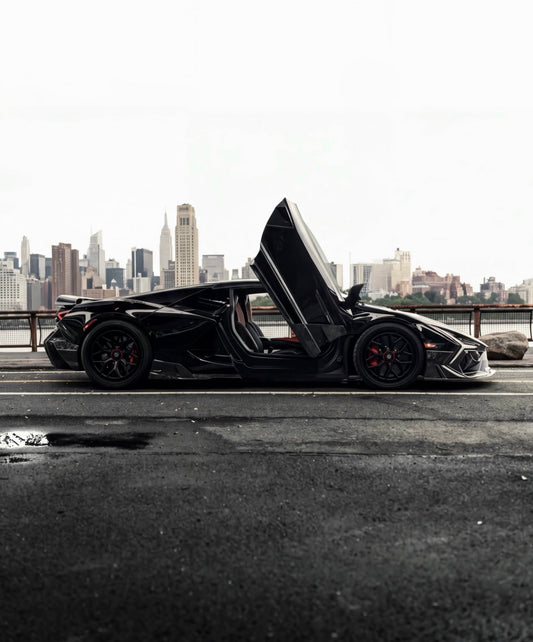 Lamborghini Revuelto - MSY Style Prepreg Dry Carbon Fiber Side Skirt Flap Trims