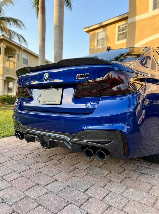 BMW F90 M5 - CS Style Carbon Fiber Rear Diffuser