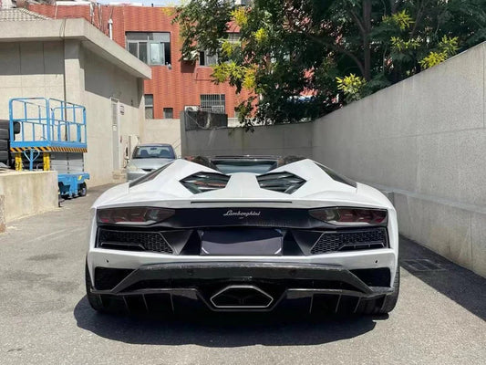 Lamborghini Aventador LP740 - Carbon Fiber OEM Style Front Lip and Diffuser