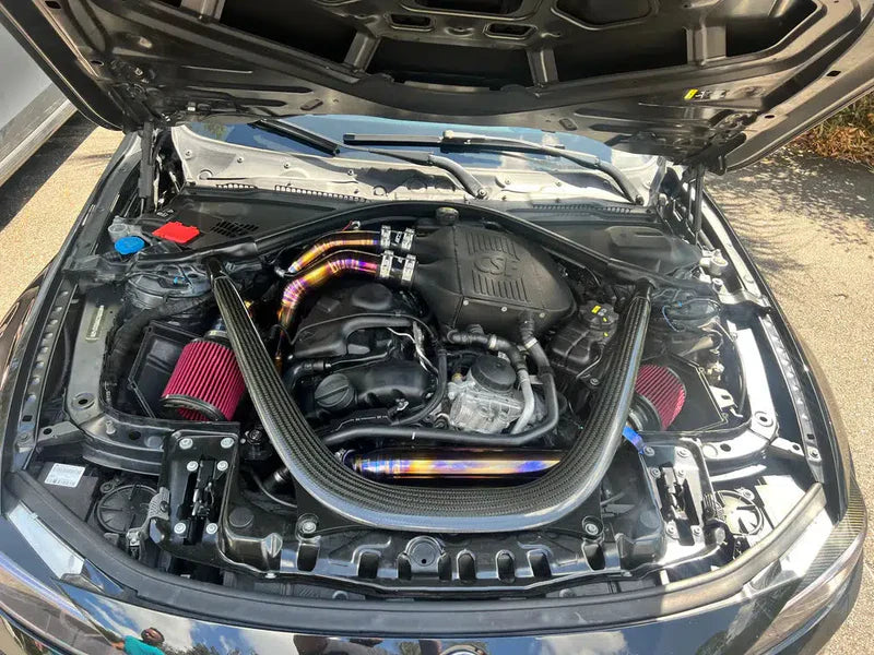 BMW S55 F87 M2 / F80 M3 / F82/F83 M4 Titanium Intakes