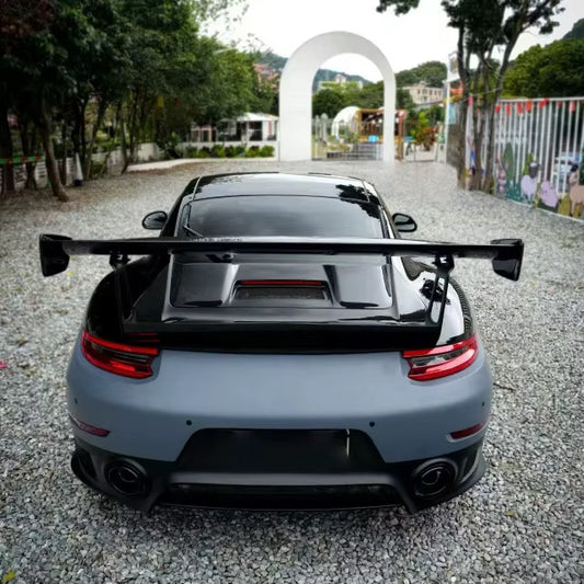 Porsche 911 991.1 / 991.2 (2012–2019) – GT2 RS Style Carbon Fiber Rear Wing & Engine Lid Assembly