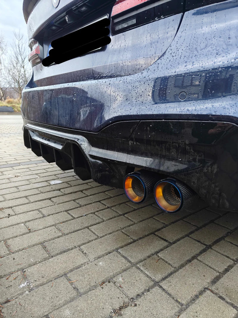BMW G30/G38 525i 528i 530i - MP Style Carbon Fiber Dual Exhaust Tips