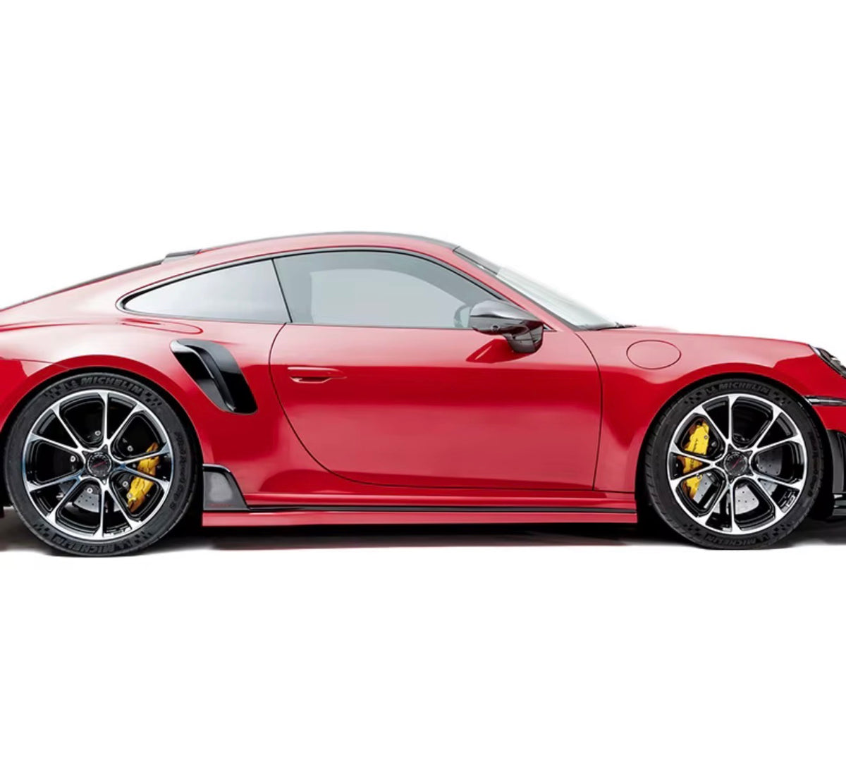 Porsche 992 Turbo S (2020–2023) - TC Style Dry Carbon Fiber Side Skirts
