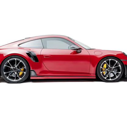 Porsche 992 Turbo S (2020–2023) - TC Style Dry Carbon Fiber Side Skirts