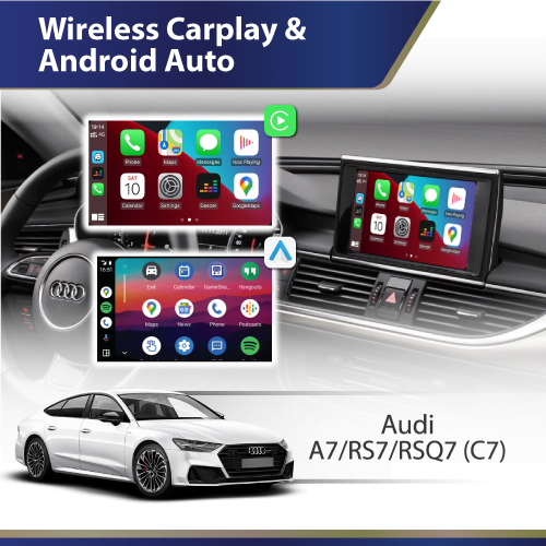 Audi A7 / S7 / RS7 C7 - Wireless Apple CarPlay & Android Auto Interface