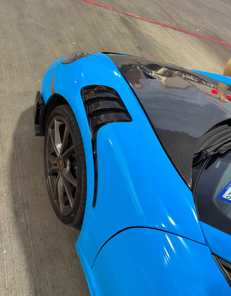 Porsche 718 Boxster / Cayman - Carbon Fiber Vented Fenders