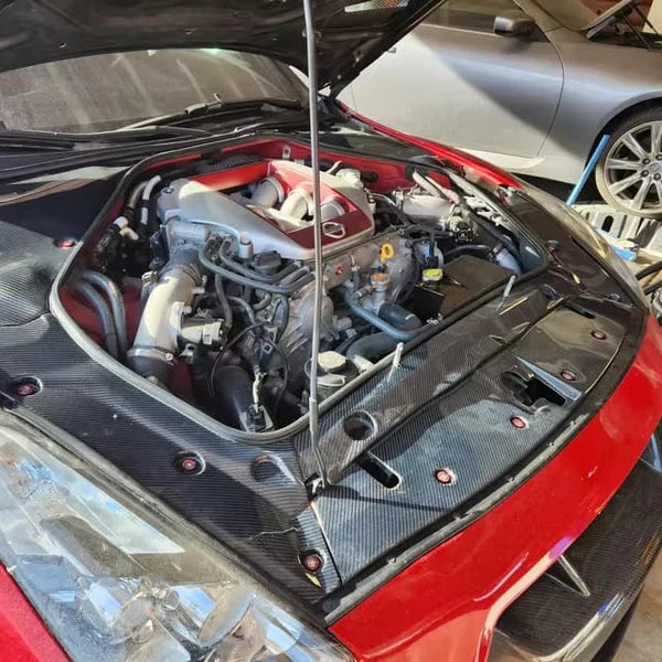 Nissan GT-R R35 - Carbon Fiber Engine Cover Set