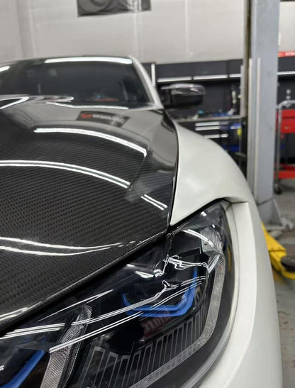 BMW G80 M3 & G82/G83 M4 – Dry Carbon Fiber Alpha Style Hood