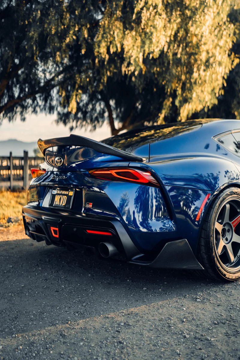 Toyota A90 GR Supra - AG Style Carbon Fiber Rear Canard Splitters