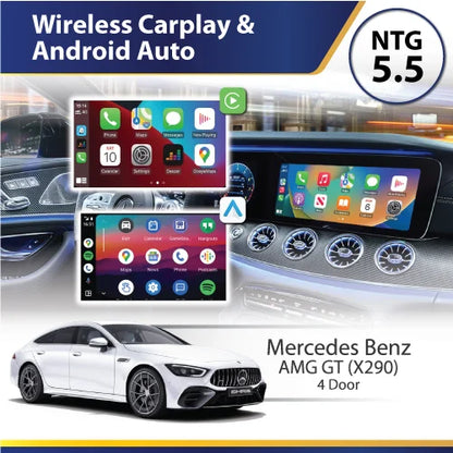 Mercedes-AMG GT 4-Door X290 (NTG 5.5) - Wireless Apple CarPlay & Android Auto Interface