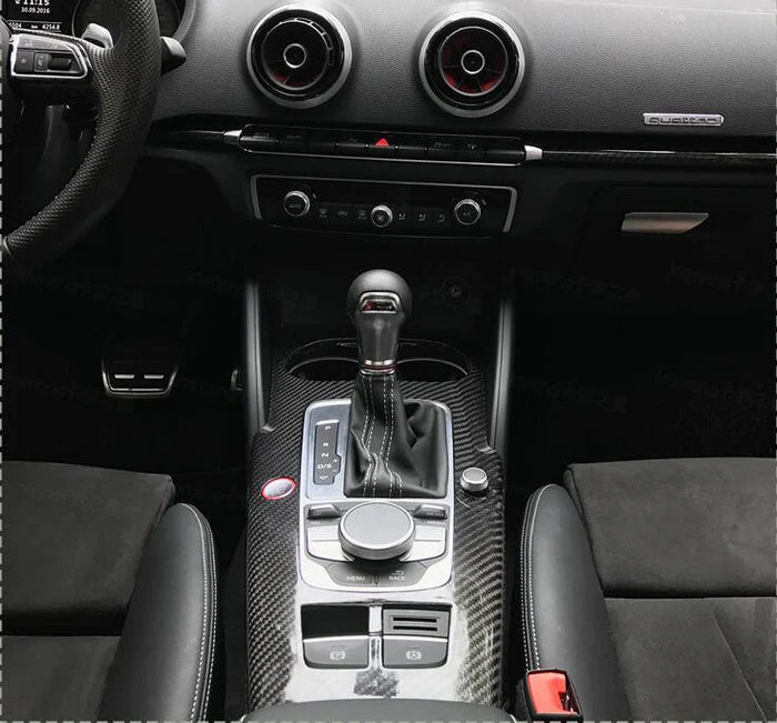Audi RS3/S3/A3 Carbon Fiber Center Console Trim