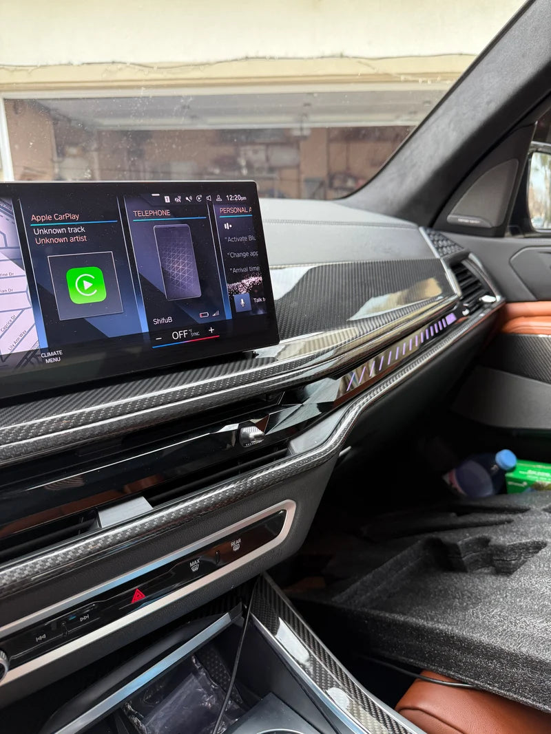 BMW X7 G07 (2019–2025) - Carbon Fiber Interior Trim Overlay Kit