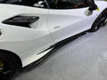 Ferrari F8 Tributo - Carbon Fiber Side Skirt Extensions
