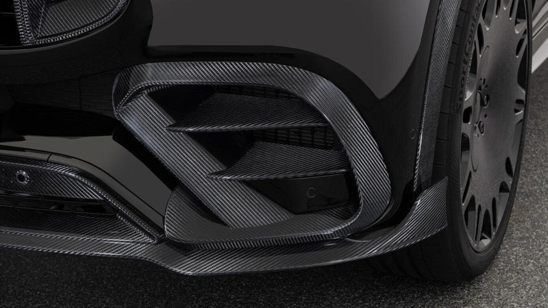 Mercedes-Benz C167 GLE Coupe (2020–2025) – BRS Style Carbon Fiber Fog Lamp Grilles