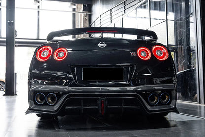 Nissan GT-R R35 - BS Style Carbon Fiber Rear Diffuser with LED Light
