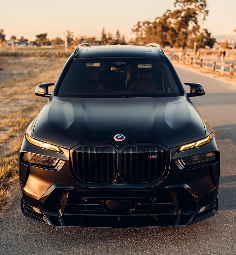 BMW X7 G07 (2019–2026) - Gloss Black ABS 3-Piece Front Lip