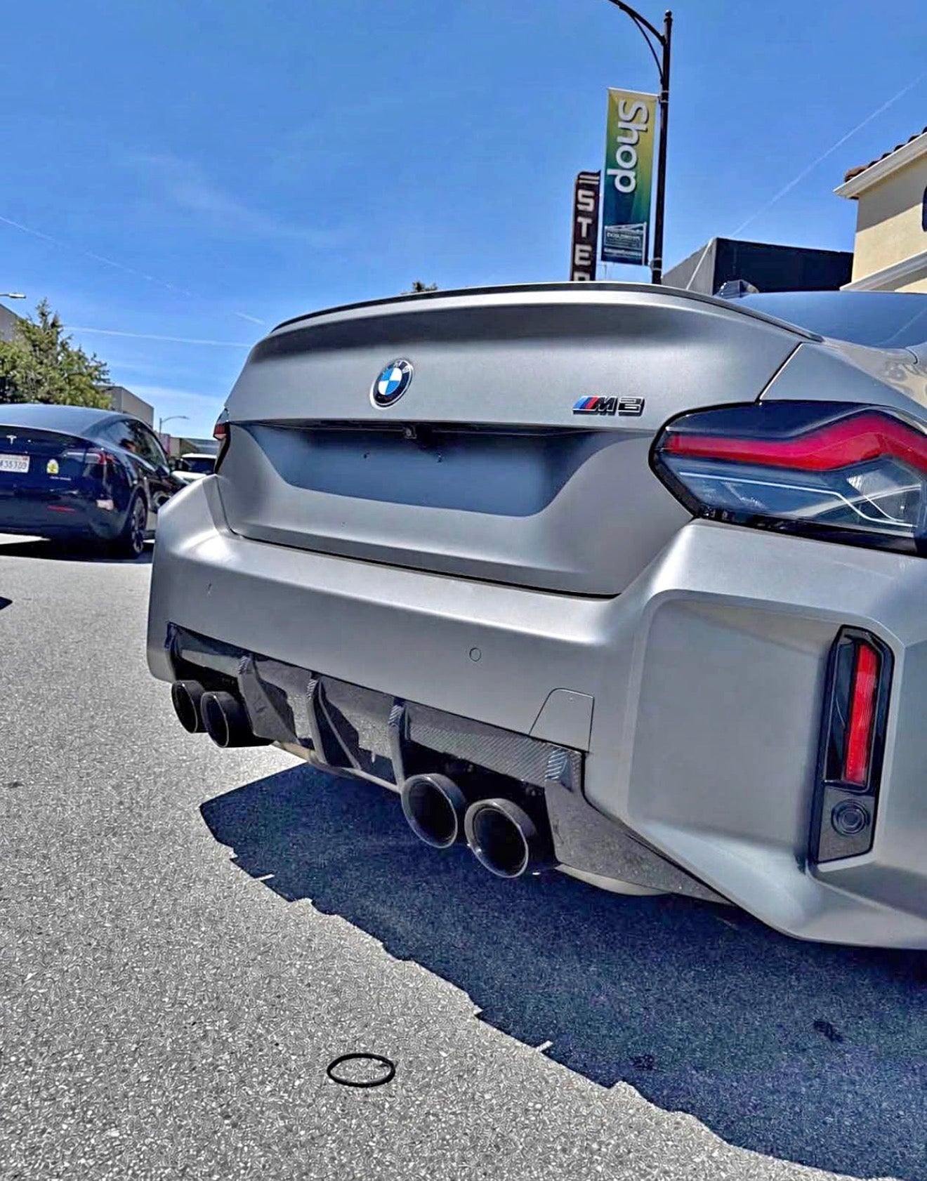 BMW G87 M2 Carbon Fiber Rear Diffuser