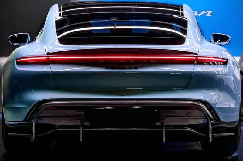 Porsche Taycan (2019–2023) – Carbon Fiber Rear Diffuser