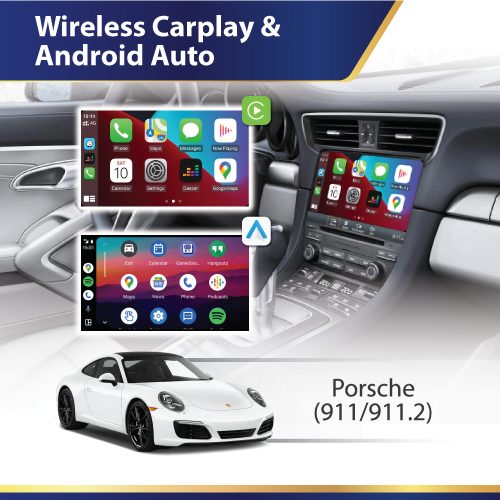 Porsche 911 991.2 - Wireless Apple CarPlay & Android Auto Interface