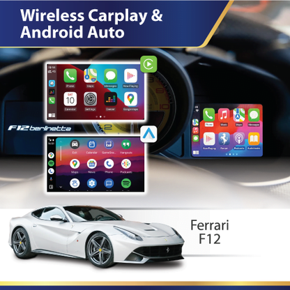 Ferrari F12 - Wireless Apple CarPlay & Android Auto Interface
