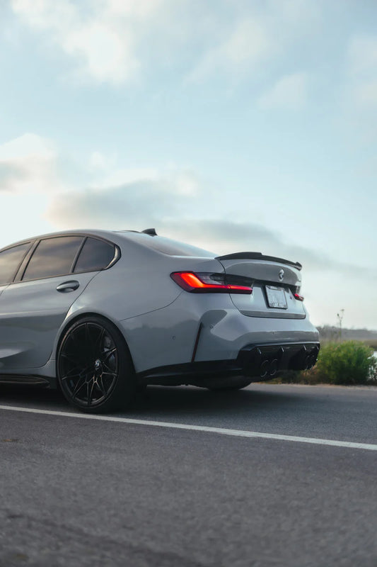 BMW G80 M3 & G20 3 Series - CS Style Carbon Fiber Trunk Spoiler