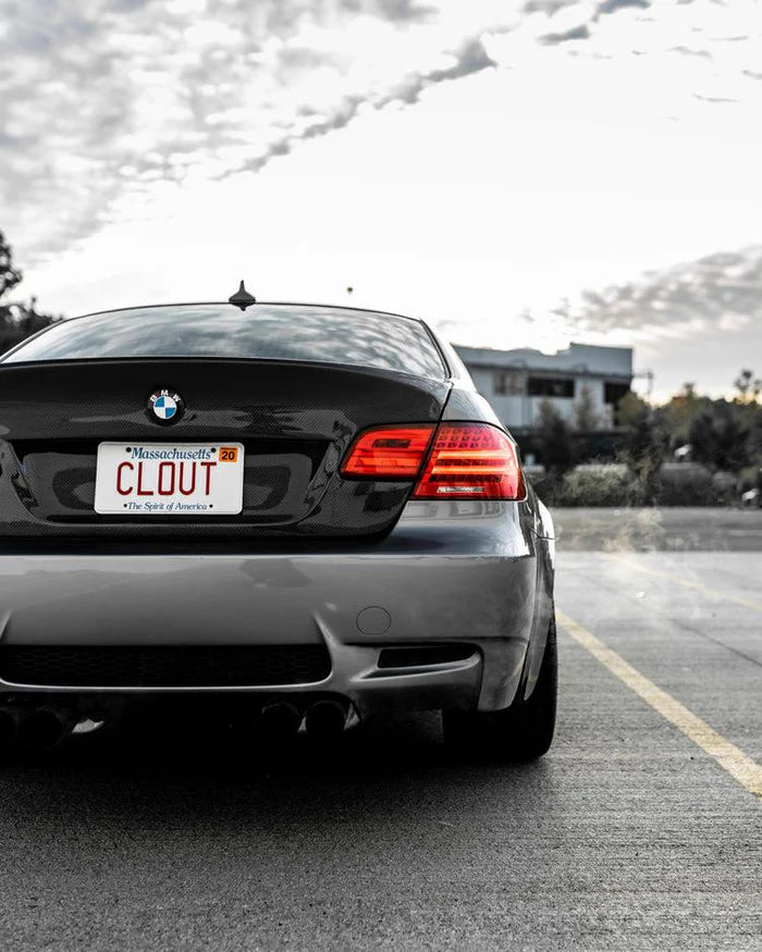 BMW E92 M3 & 3 Series - CSL Style Carbon Fiber Rear Trunk