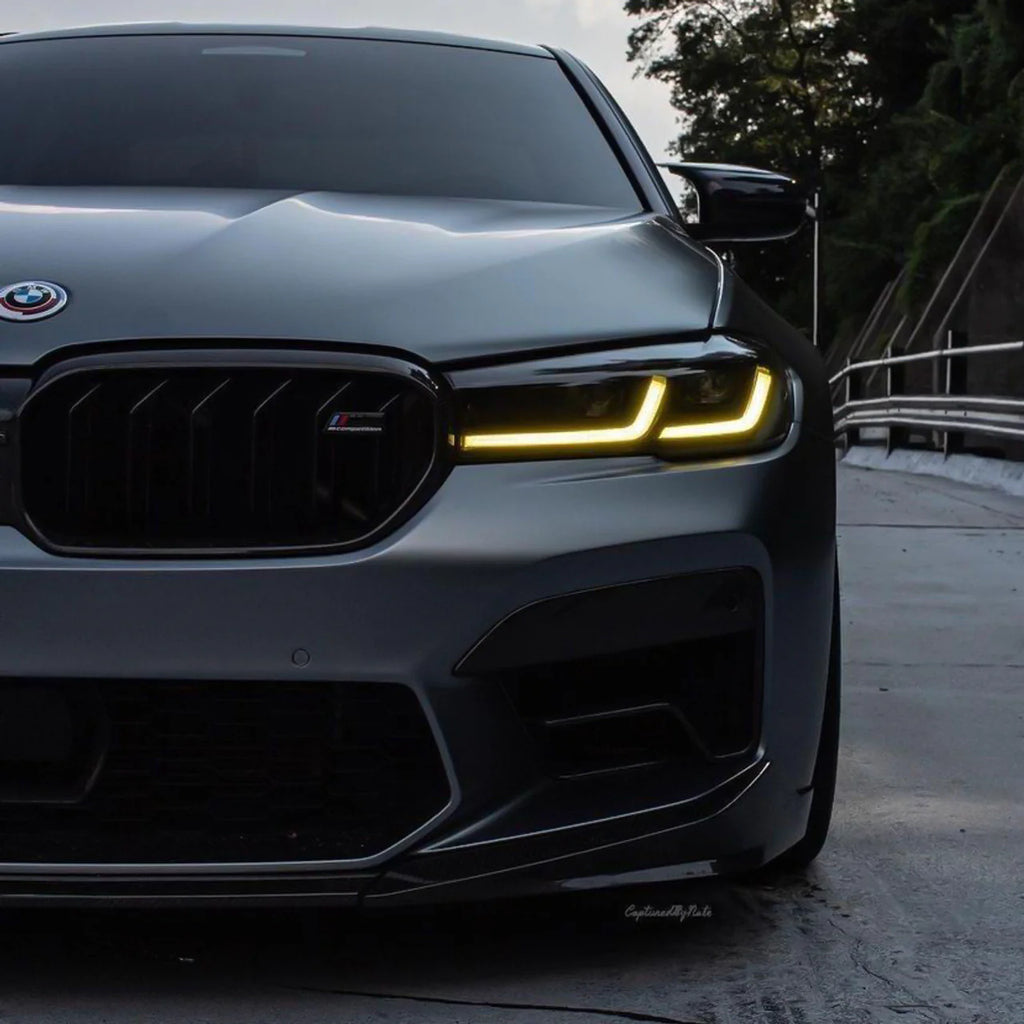 BMW F90 M5 (LCI) CSL Yellow Headlight DRL Module Set