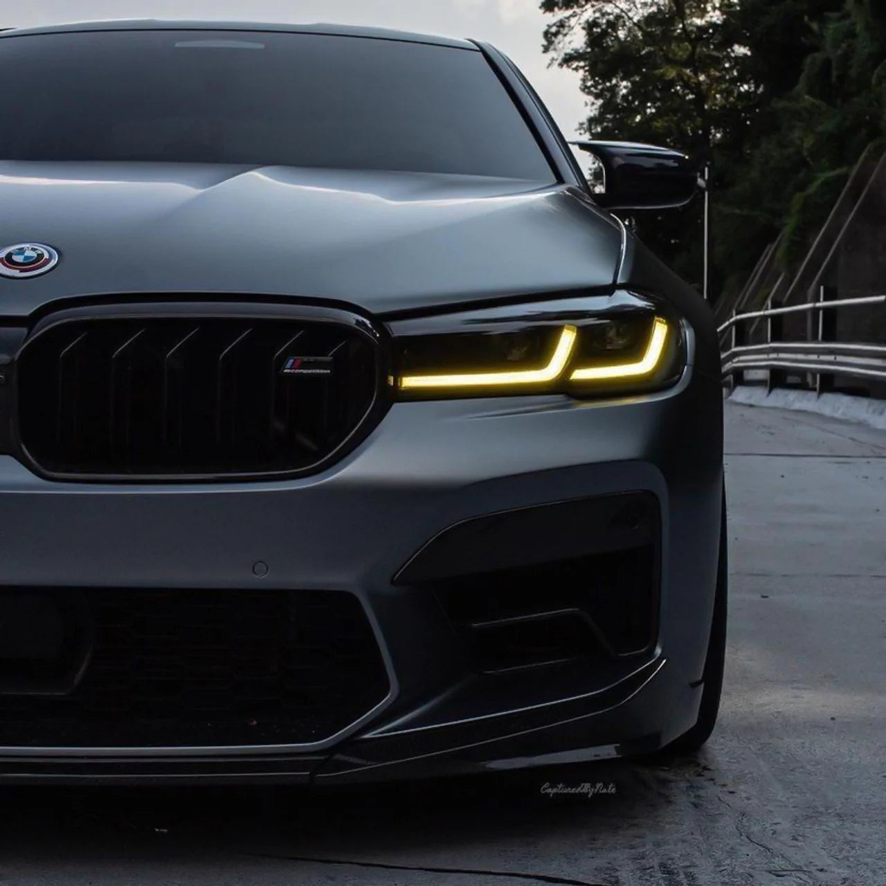 BMW F90 M5 (LCI) CSL Yellow Headlight DRL Module Set