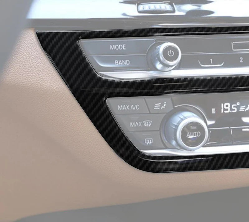 BMW F90 M5 & G30 5 Series - Carbon Fiber AC Center Console Trim