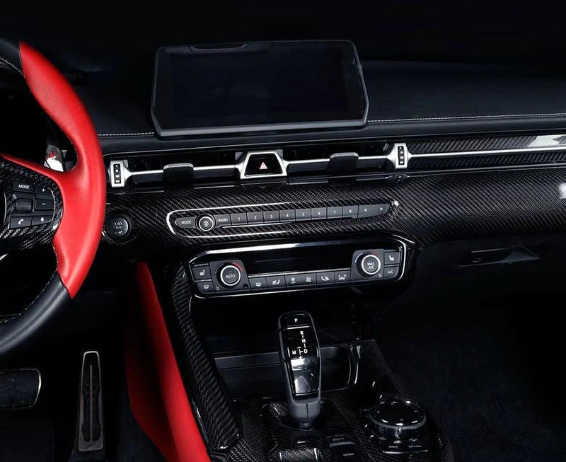 Toyota A90 Supra – Carbon Fiber Dashboard Long Trim