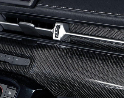 Toyota A90 Supra – Carbon Fiber Dashboard Long Trim