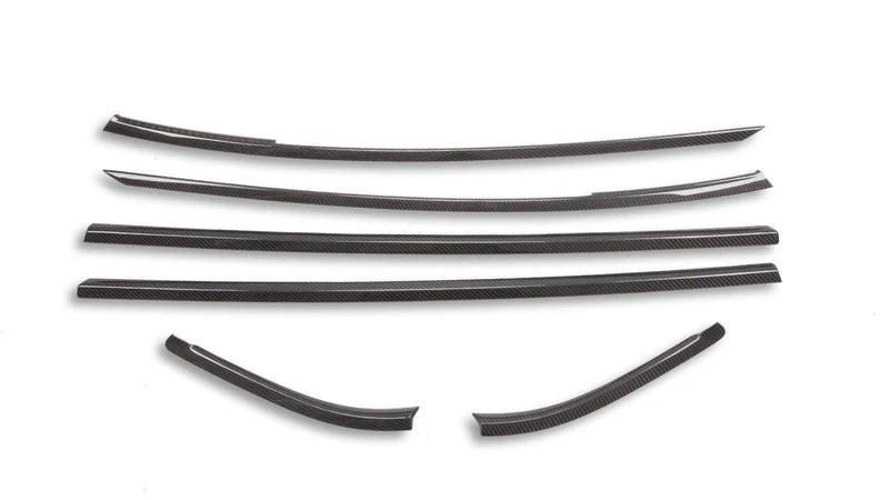 Toyota A90 Supra - Carbon Fiber Door Window Molding Trim Set