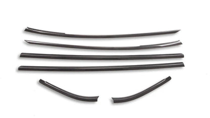 Toyota A90 Supra - Carbon Fiber Door Window Molding Trim Set