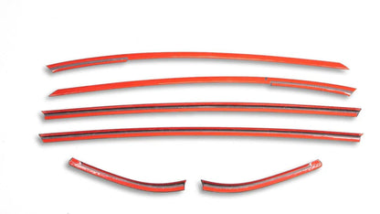 Toyota A90 Supra - Carbon Fiber Door Window Molding Trim Set