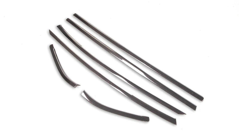 Toyota A90 Supra - Carbon Fiber Door Window Molding Trim Set