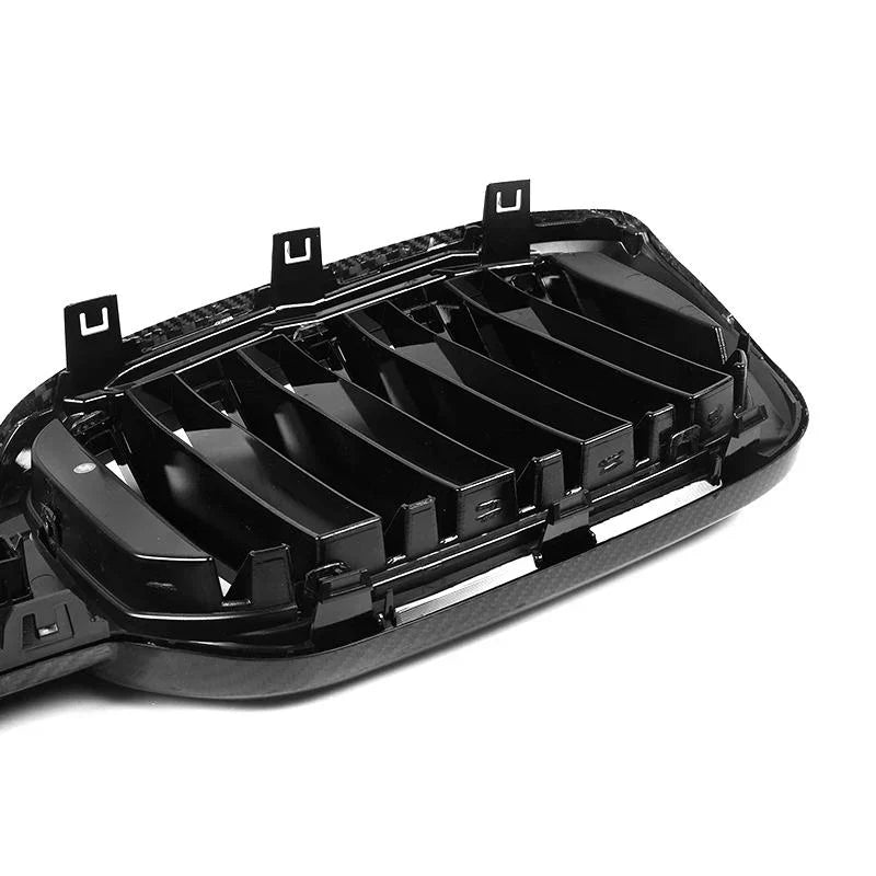 BMW G01 X3 LCI / G02 X4 LCI - Carbon Fiber Dual Slat Grilles