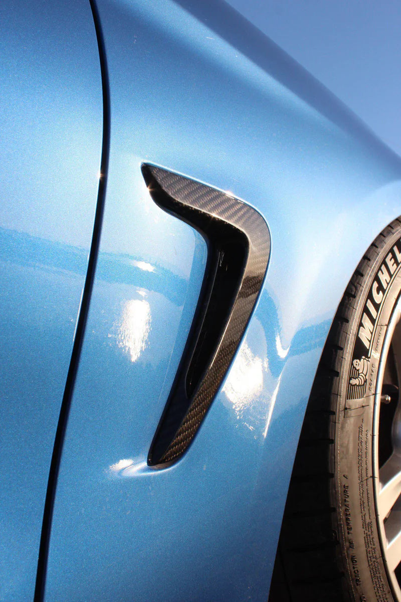 BMW F32 / F33 / F36 4 Series - Carbon Fiber Fender Vent Trim Set