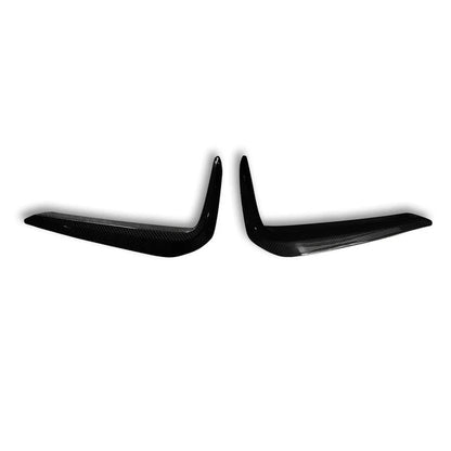 BMW G30 / G38 5 Series - Carbon Fiber Front Upper Splitters