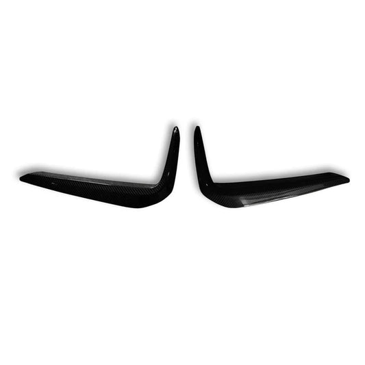 BMW G30 / G38 5 Series - Carbon Fiber Front Upper Splitters