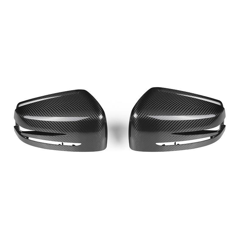 Mercedes Benz W204 C-Class / W212 E-Class / W221 S-Class – Carbon Fiber Mirror Cap Set