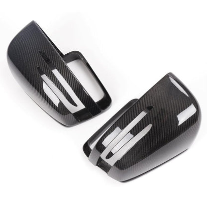 Mercedes-Benz W463 G-Class, W166 GLE/M-Class & X166 GL/GLS (2012–2018) – Real Carbon Fiber Mirror Cap Replacement Set