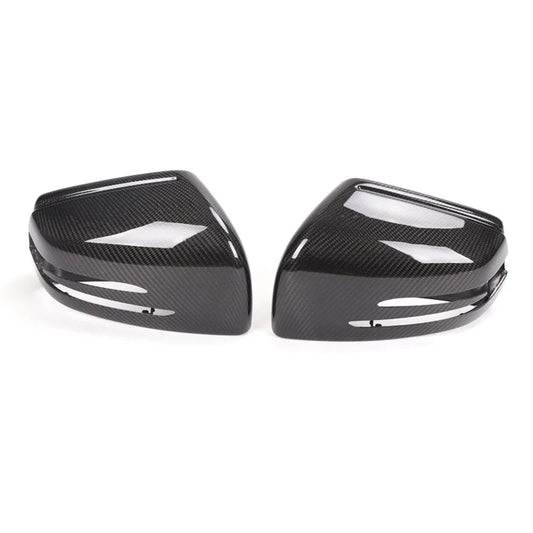 Mercedes-Benz W463 G-Class, W166 GLE/M-Class & X166 GL/GLS (2012–2018) – Real Carbon Fiber Mirror Cap Replacement Set