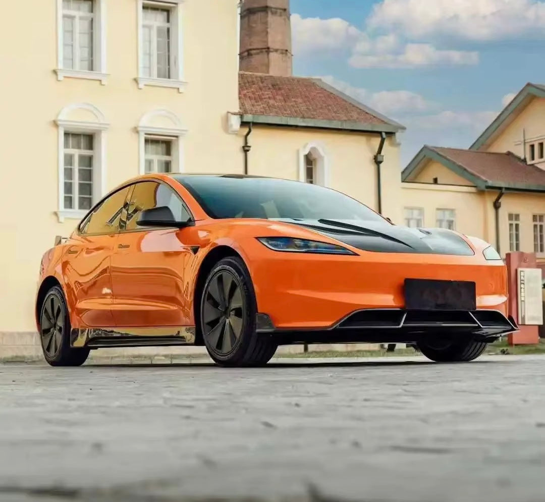 Tesla Model 3 Highland – C Style Carbon Fiber Front Lip