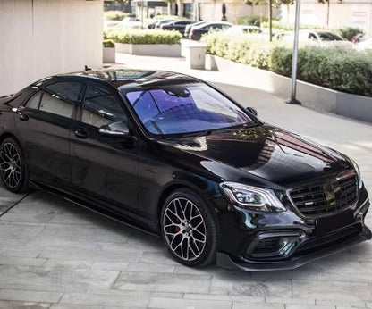 Mercedes-Benz W222 S-Class Sedan – Carbon Fiber Side Skirt Extensions