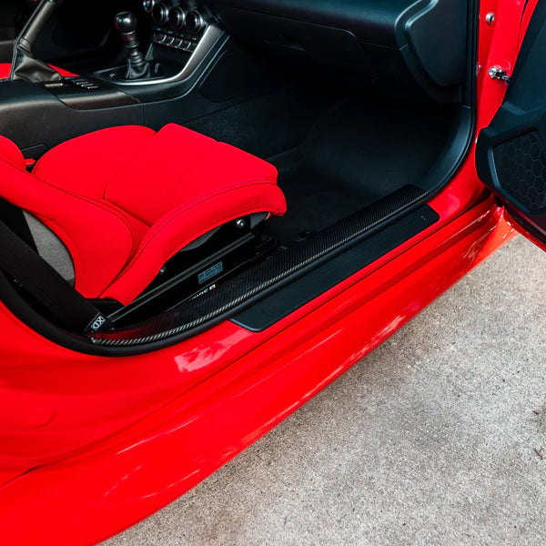 Subaru BRZ ZD8 / Toyota GR86 ZN8 – Carbon Fiber Inner Door Sills Trim Strip Cover