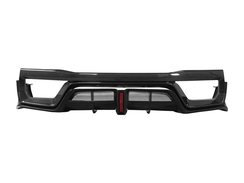 Nissan GT-R R35 - BS Style Carbon Fiber Rear Diffuser with LED Light