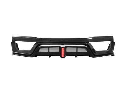 Nissan GT-R R35 - BS Style Carbon Fiber Rear Diffuser with LED Light