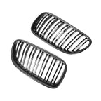 BMW E92 / E93 M3 & 3 Series - Carbon Fiber Dual Slat Front Grilles