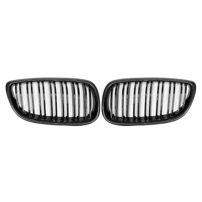 BMW E92 / E93 M3 & 3 Series - Carbon Fiber Dual Slat Front Grilles